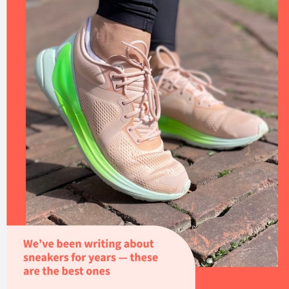 Lululemon Bliss Feel Run Women's Sneakers with Green Accents